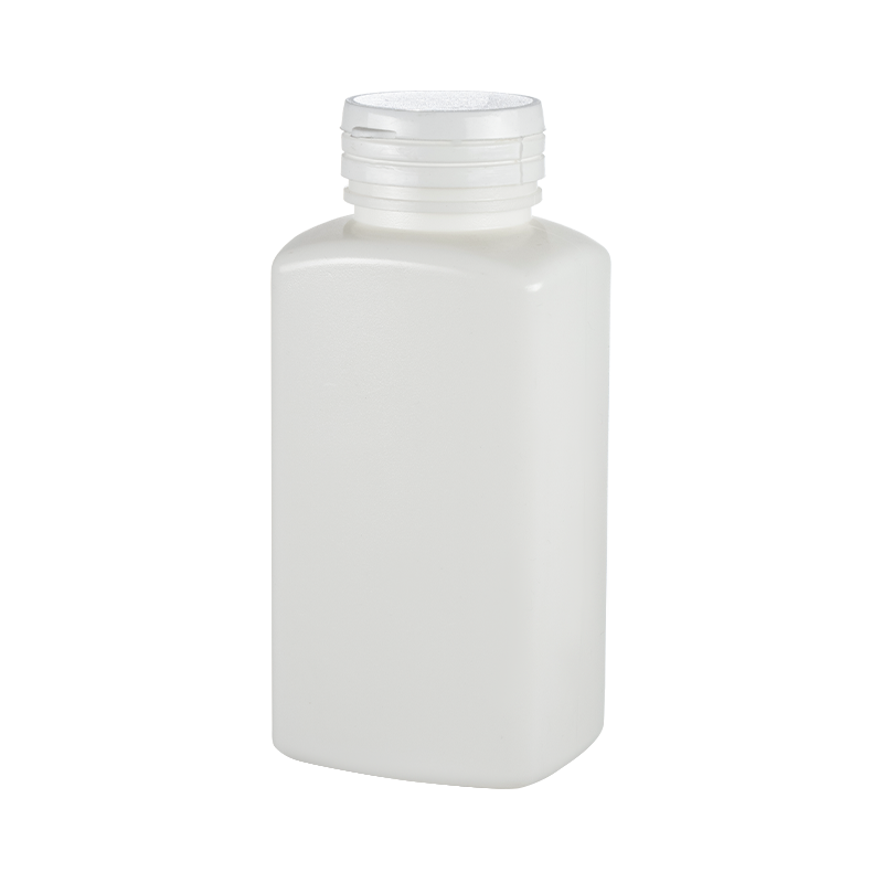 引き裂きカバー付き HDPE 角型ボトル